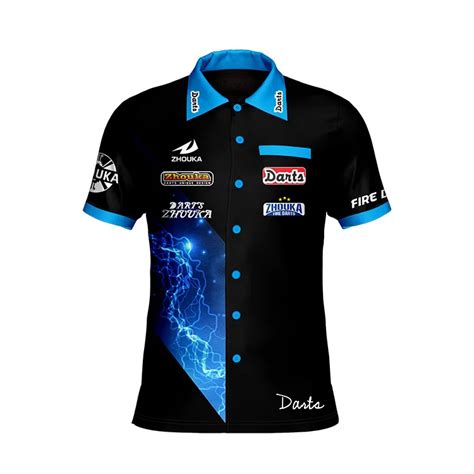 Zhouka Custom Sublimation Dart Shirts Jersey With Pocket Design - Buy Zhouka Jersey,Dart Shirts ...