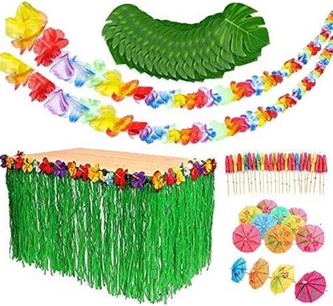 Luau Party Decorations Set De Fiesta Luau Fiesta A Ha Cuotas Sin