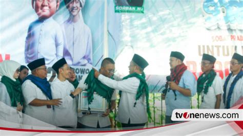 Warga Nahdliyin Beri Dukungan Ke Prabowo Gibran Usai Dinilai Miliki