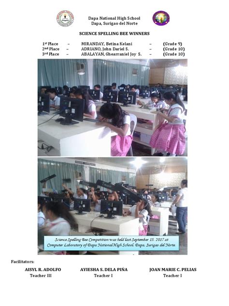 Dapa National High School Pdf