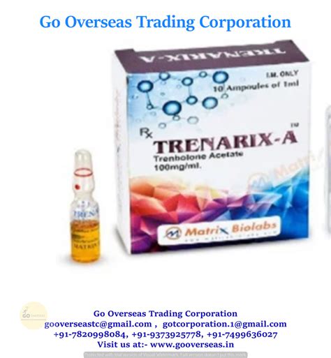 Liquid Trenarix A Trenbolone Acetate Injection Dose Mg