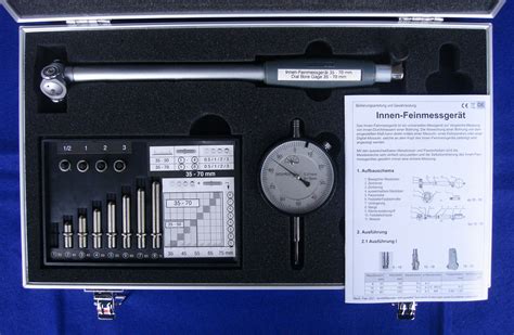 Innenfeinmessgerät 35 70 mm Innenmessgerät mit Uhr TWM Werkzeug