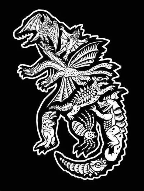 Godzilla King Of The Monsters Godzilla Tattoo All Godzilla Monsters