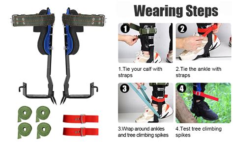 Amazon Twsoul Tree Climbing Spikes With Upgrade Adjustable