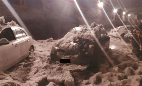 Fuerte granizada deja un muerto en Tlalnepantla quedó atrapado en su