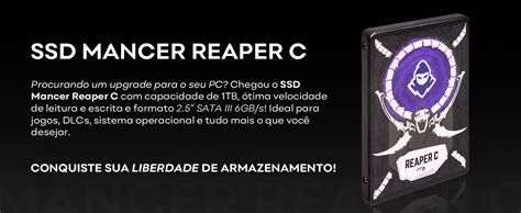 Ssd Mancer Reaper C Tb Sata Iii Gb S Leitura Mb S Gravacao