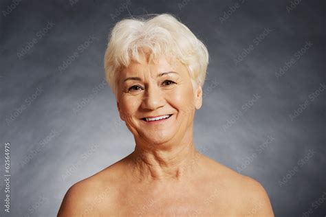 Nude 60 Year Old Spa Woman Stock Photo Adobe Stock