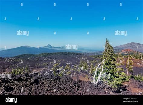 Hiking Through Lava Fields Sisters Wilderness Pacific Crest Trail