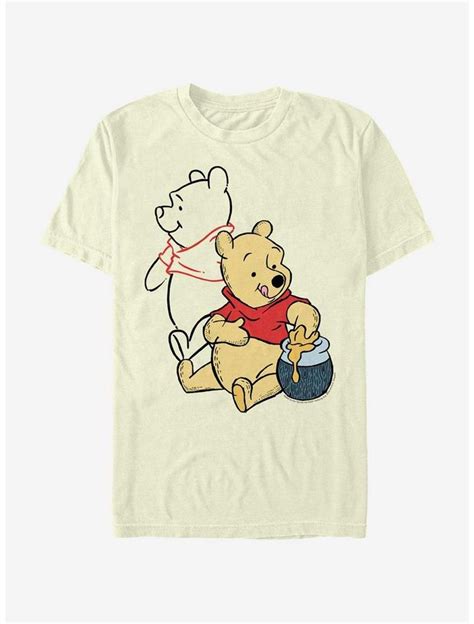 Disney Winnie The Pooh Pooh Line Art T Shirt Hot Topic Disney Winnie The Pooh Pooh Disney