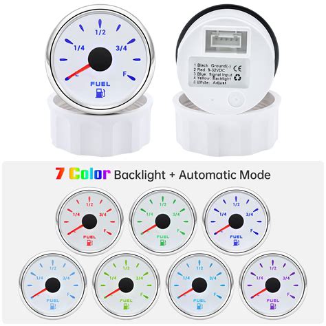 Snapklik ARTILAURA Fuel Sending Unit And Gauge Kit Boat Marine