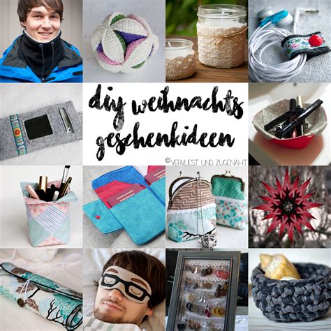 Vervliest und zugenäht DIY Geschenkideen für Weihnachten