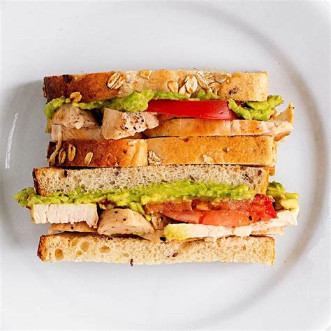 Avocado Tomato And Chicken Sandwich Recipe Eatingwell