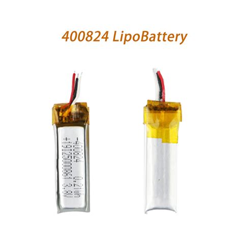 3 8V Rechargeable Li Polymer Battery Lp408024 55mAh With PCM And Wires