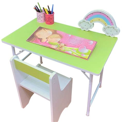 Ripley SET MESA SILLA INFANTIL MODELO FLEX 65CM 5 9 AÑOS COLOR VERDE