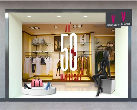 Adesivo De Vitrine Outono Inverno Winter Sale Vitrines Express