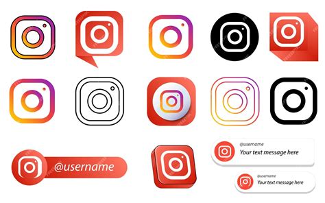 Premium Vector 14 Instagram Meta Social Media Icon Pack