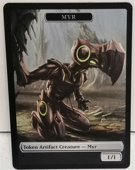 Mtg Myr 11 Token Double Sided Alternative Art Edh Commander Cube