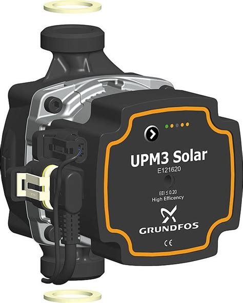 PAW Grundfos Umwälzpumpe UPM3 15 145 L 130mm Solar DN25 1