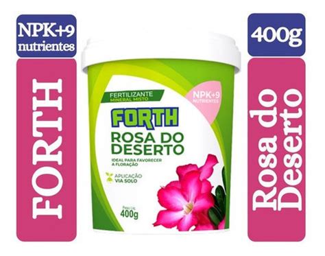 Adubo Fertilizante Forth Rosa Do Deserto G Flora O Flor Mercadolivre