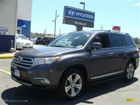 Magnetic Gray Metallic Toyota Highlander Limited Wd