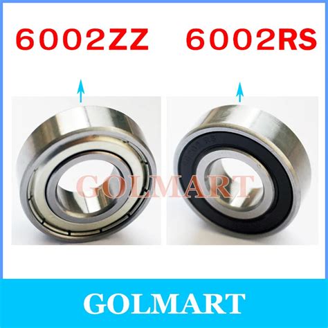 3pcs /lot 6002RS ball bearing 15x32x9mm S6002 2RS 15mm diameter shaft ...