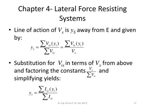 PPT - Chapter 4 – Lateral Force Resisting Systems PowerPoint ...