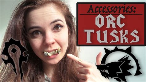 Orc Tusks Prosthetics BIFROST COSPLAY YouTube