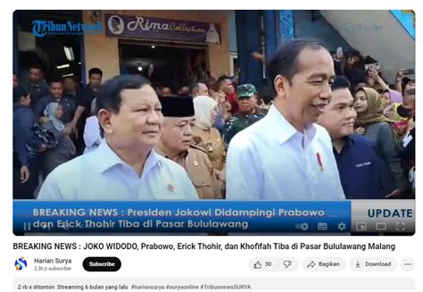 SALAH Prabowo Dan Jokowi Kunjungan Ke Solo Warga Solo Teriak Anies