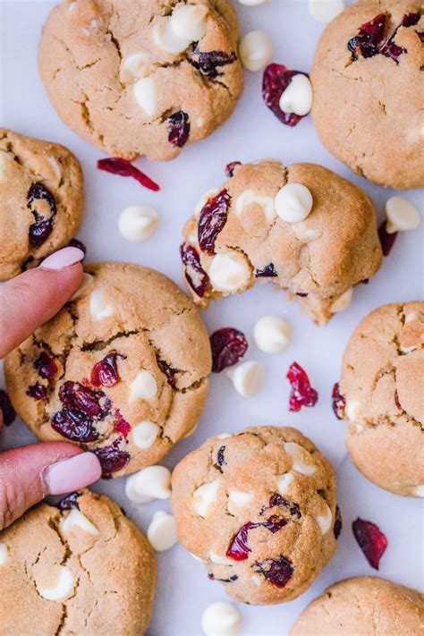 Holiday White Chocolate Cranberry Cookies Krolls Korner