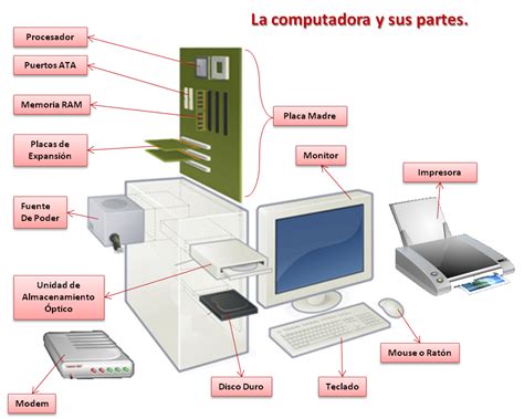 Las Partes Basicas De Una Computadora Imagui