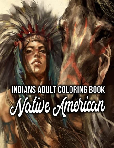 Buy Native American Indians Coloring Book Native Indian Portraits