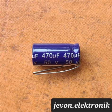 Jual Capasitor Elco 470 Uf 6 3 10 16 25 35 50 100 V Volt Kapasitor Elko