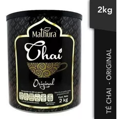 Te Chai Sabor Original Mathura Kg Mezcla En Polvo Mercadolibre