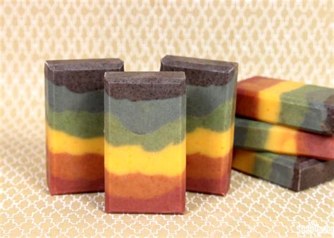 Natural Colorant Rainbow Cold Process Soap Teach Soap