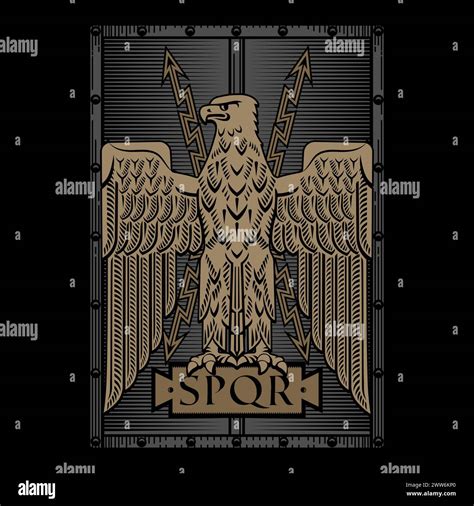 Roman Legion Eagle Stock Vector Images Alamy