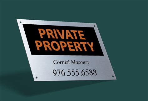 Custom Metal Signs Personalized Aluminum Signs Vistaprint