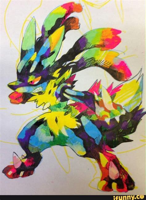 Pokemon Lucario Good Artwork And Use Of Vibrant Colors Pokemon