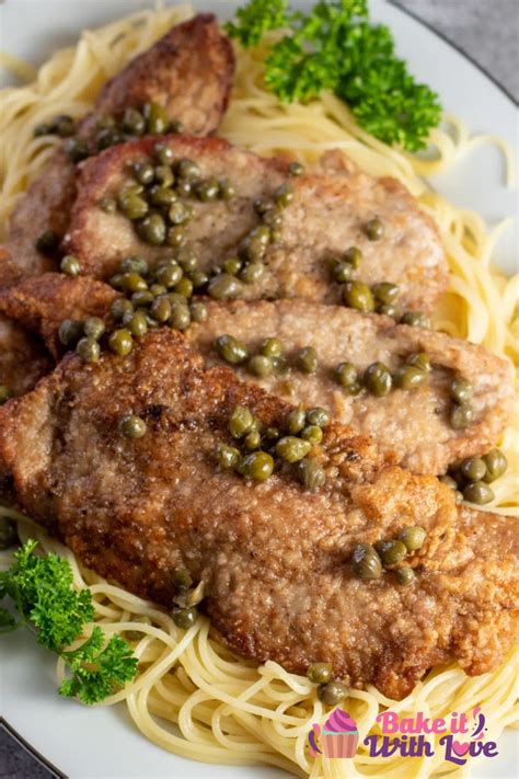 Best Veal Scallopini With Tasty Piccata Sauce Angel Hair Pasta