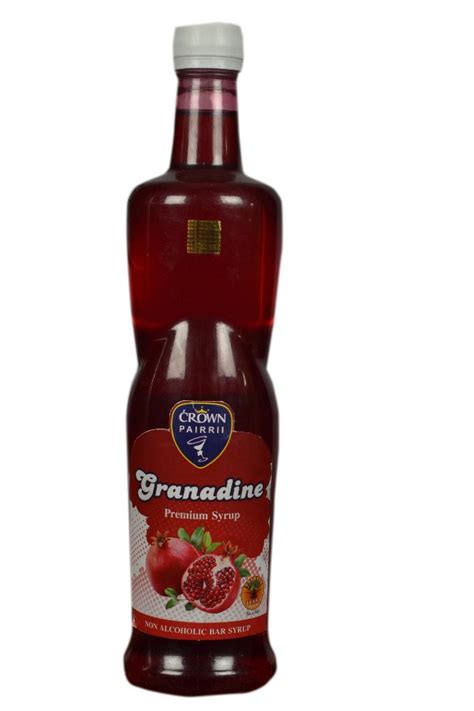 Crown Pairrii Grenadine Mocktail Syrup Packaging Type Bottles