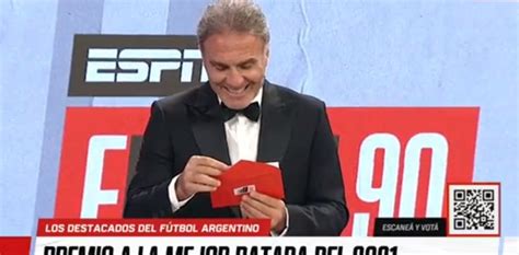 Desopilante Momento En Espn Oscar Ruggeri Eligió La Mejor Patada Del Año