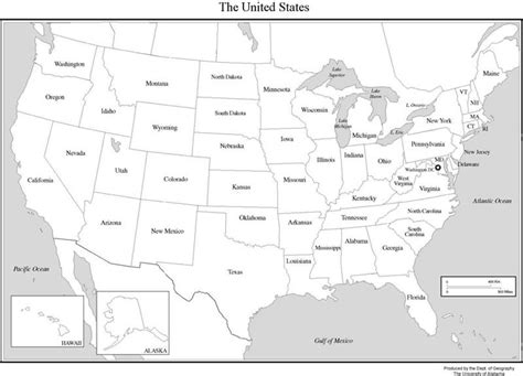 Interactive United States Map Verjaardag Vrouw