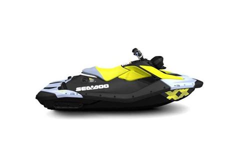 New 2024 Sea Doo Waverunner Spark Trixx 1up 90hp Sound Vapor Blue