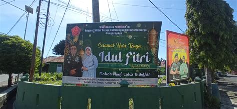 Semarak Hari Raya Idul Fitri 1443 H Pejabat Institusi Militer Ramai