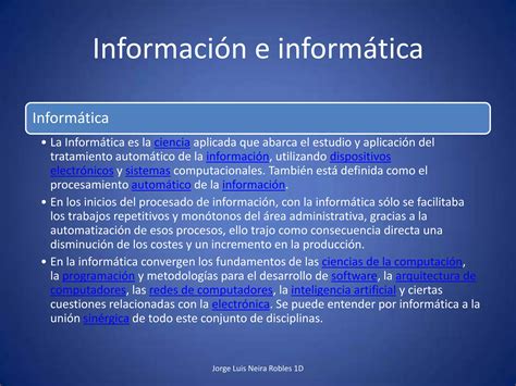 Analogia Entre Informatica E Informacion Ppt