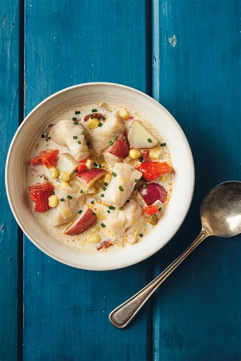 Slow-Cooker Fish Chowder with Potatoes and Corn Recipe | Williams ...