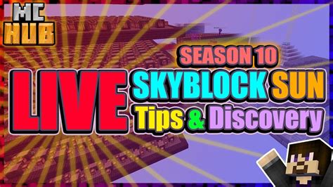 Live Skyblock Sun Season Reset And Restart Mchub Youtube