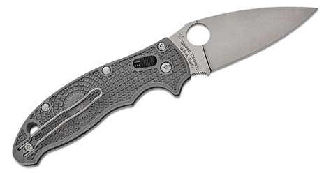 Spyderco Manix 2 Lightweight Folding Knife 337 Maxamet Satin Plain