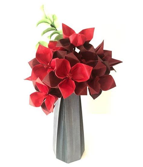 Origamipaper Flower Arrangements — Arteval In 2020 Paper Flower Arrangements Paper Origami