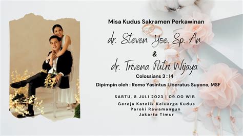 Dr Steven Yoe Sp An Dr Trivena Putri Wijaya Sabtu 8 Juli 2023