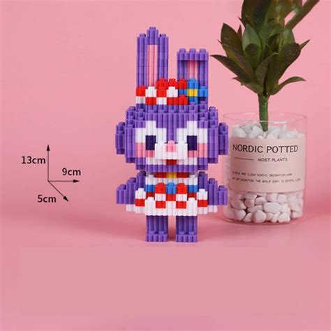 Đồ chơi lắp ráp lego mini mô hình nhân vật Thỏ tím TrendyShop